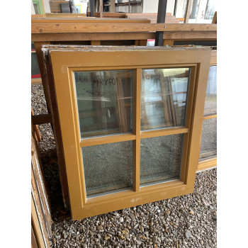 107x119 bontott fa ablak alumínium külsővel