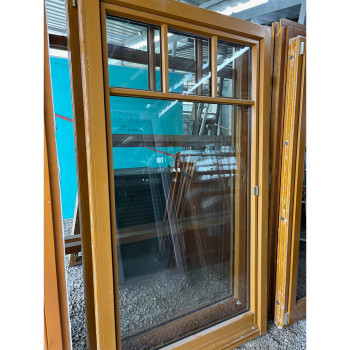 121x214 bontott fa erkélyajtó