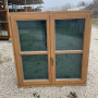 130x133 bontott fa ablak