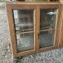 132x128 bontott fa ablak