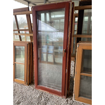 88x208 bontott fa erkélyajtó