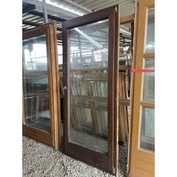 94x216 bontott fa erkélyajtó