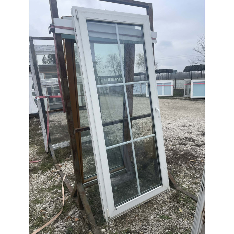 100x225 bontott műanyag erkélyajtó