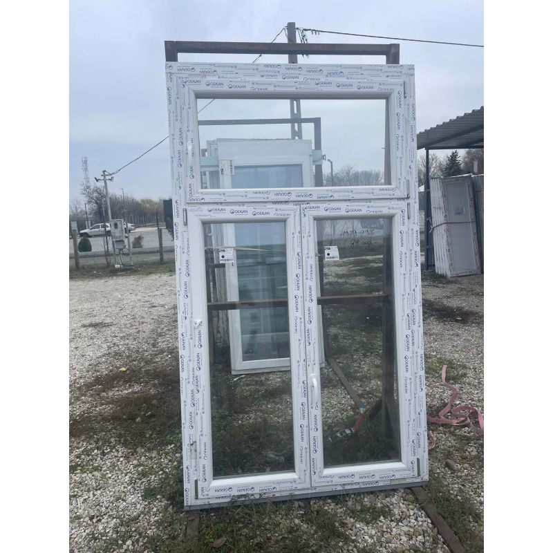 137x236 építkezésből megmaradt műanyag erkélyajtó